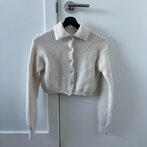 Aritzia Wilfred Nasim Next Door Sweater Cardigan - Picture 2 of 8